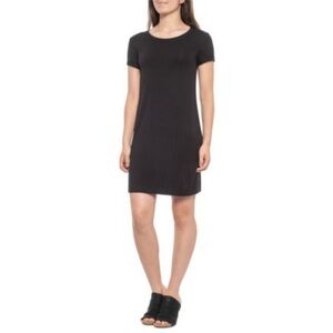 C&C California’s Women’s Rolled Cuff Tshirt Dress. Black size medium.